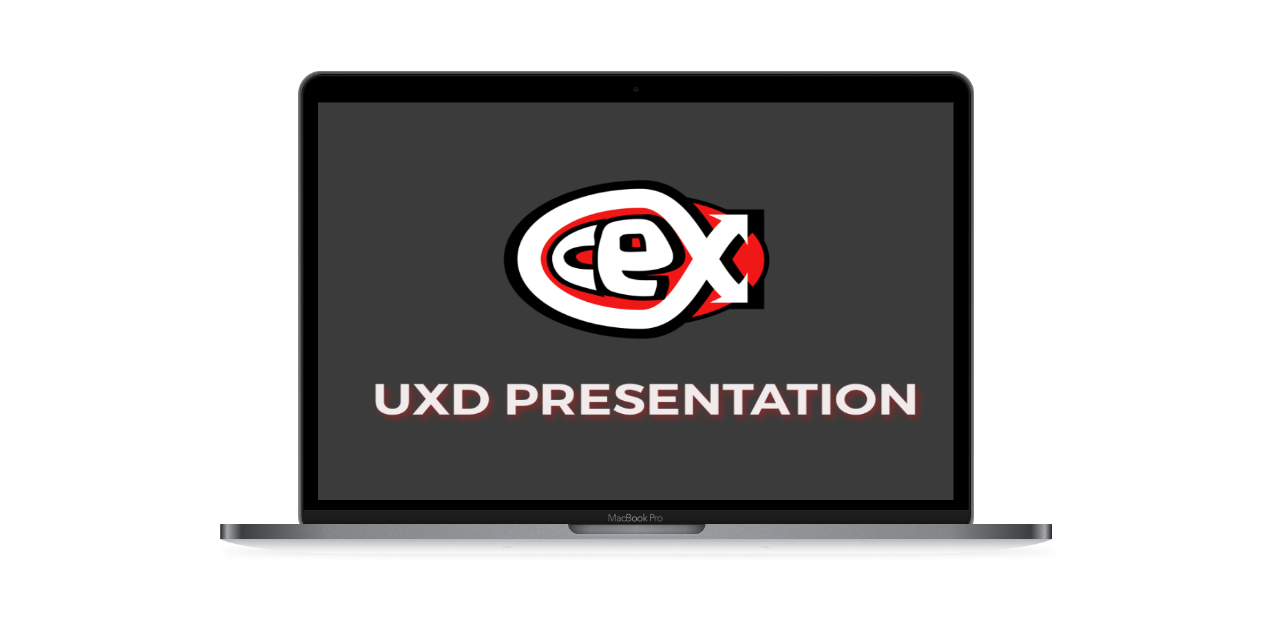 The uxd website displayed on laptop